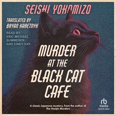 Murder at the Black Cat Cafe – omslag til lydbogen af Seishi Yokomizo