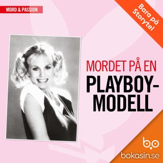 Mordet på en Playboymodell – omslag till ljudboken av Bokasin
