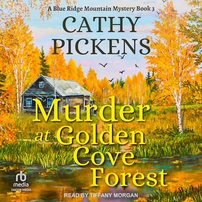 Murder at Golden Cove Forest – omslag til lydbogen af Cathy Pickens