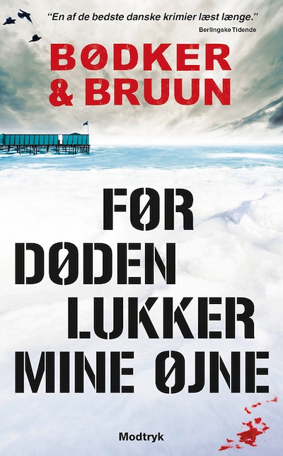 Før døden lukker mine øjne – omslag til lydbogen af Benni Bødker, Karen Vad Bruun