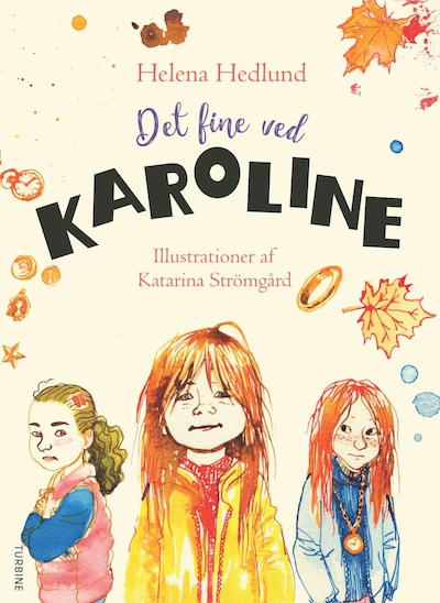 Det fine ved Karoline – omslag til lydbogen af Helena Hedlund