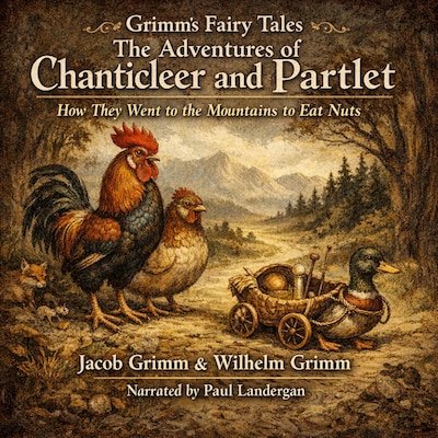 Grimms' Fairy Tales - The Adventures of Chanticleer and Partlet – omslag til lydbogen af Jacob Grimm, Wilhelm Grimm