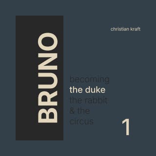 Bruno: the Duke – omslag till ljudboken av Christian Kraft