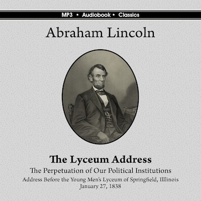 The Lyceum Address – omslag til lydbogen af Abraham Lincoln