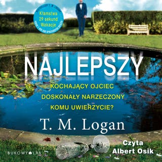 Najlepszy – okładka audiobooka, autor T.M. Logan