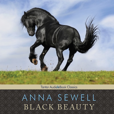 Black Beauty, with eBook – omslag til lydbogen af Anna Sewell