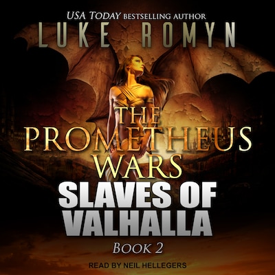 Slaves of Valhalla – omslag til lydbogen af Luke Romyn