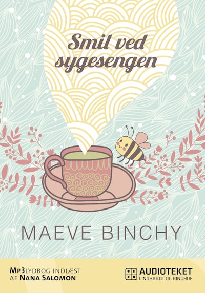Smil ved sygesengen – omslag til lydbogen af Maeve Binchy