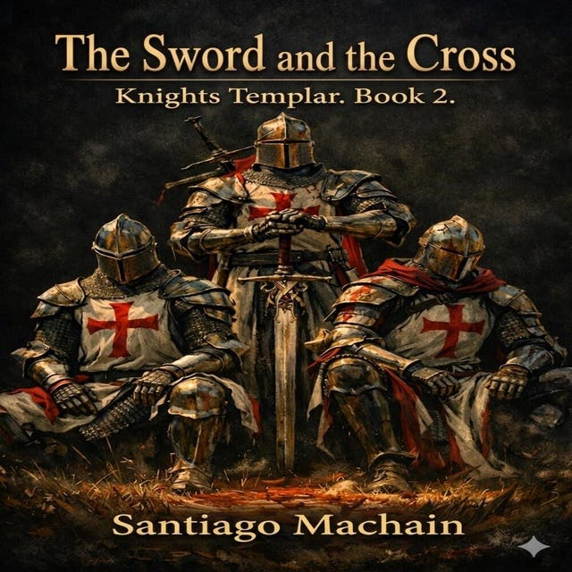 The Sword and the Cross: English Edition – omslag til lydbogen af Santiago Machain