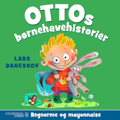 Ottos Børnehavehistorier - Regnorme og mayonnaise – omslag til lydbogen af Lars Daneskov