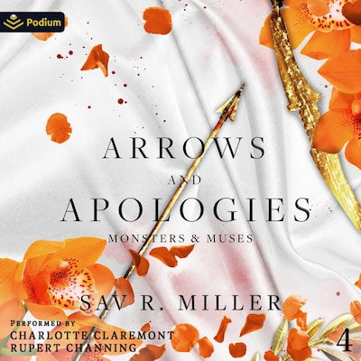 Arrows and Apologies – omslag til lydbogen af Sav R. Miller