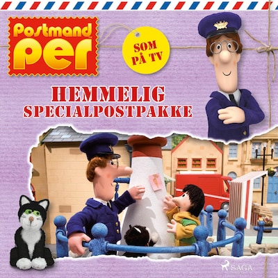 Postmand Per - Hemmelig specialpostpakke – omslag til lydbogen af John A. Cunliffe
