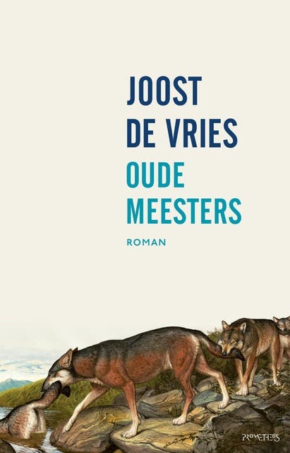 Oude meesters – omslag van het luisterboek van Joost de Vries
