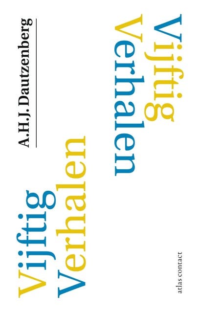 Vijftig verhalen – omslag van het luisterboek van A.H.J. Dautzenberg