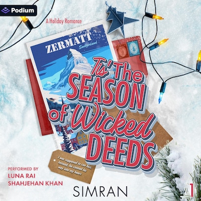 Tis the Season of Wicked Deeds – omslag til lydbogen af Simran
