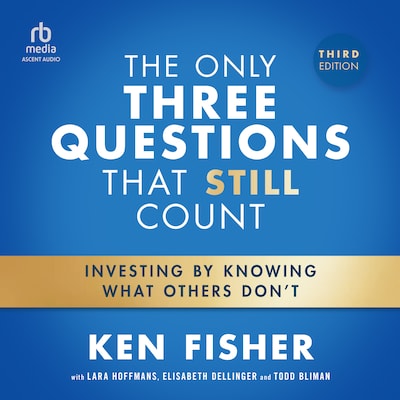 The Only Three Questions That Still Count – omslag til lydbogen af Ken Fisher