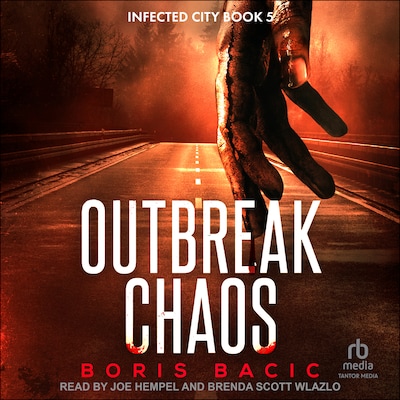 Outbreak Chaos – omslag til lydbogen af Boris Bacic