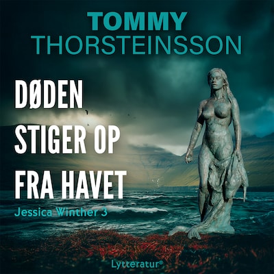 Døden stiger op fra havet – omslag til lydbogen af Tommy Thorsteinsson