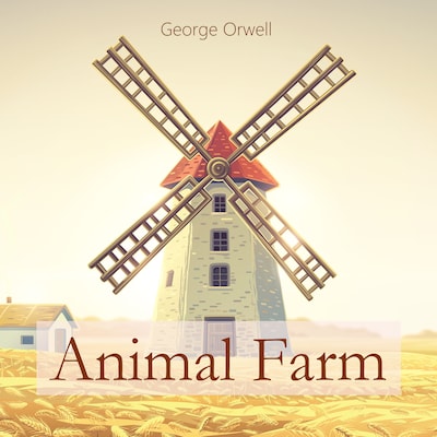 Animal Farm – omslag til lydbogen af George Orwell