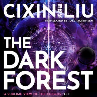 The Dark Forest – omslag till ljudboken av Cixin Liu