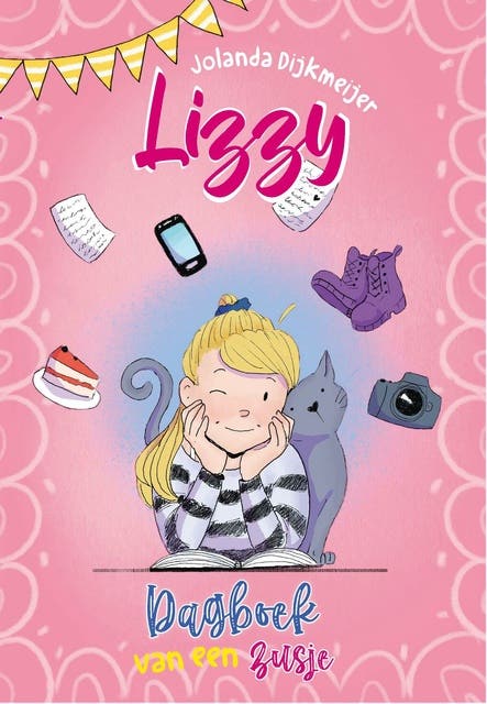 Lizzy: Dagboek van een zusje – omslag van het luisterboek van Jolanda Dijkmeijer