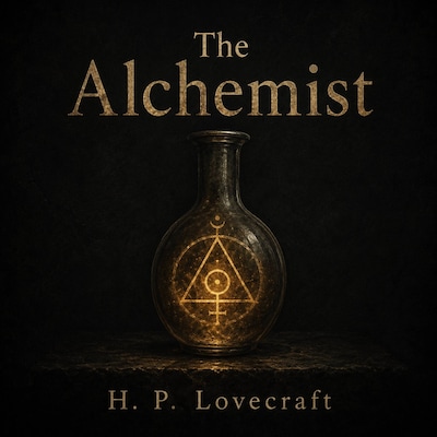 The Alchemist – omslag til lydbogen af H. P. Lovecraft