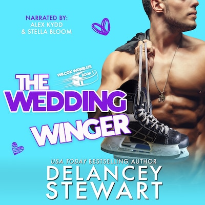 The Wedding Winger – omslag til lydbogen af Delancey Stewart