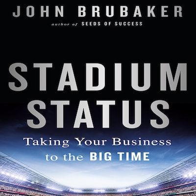 Stadium Status – omslag til lydbogen af John K. Brubaker