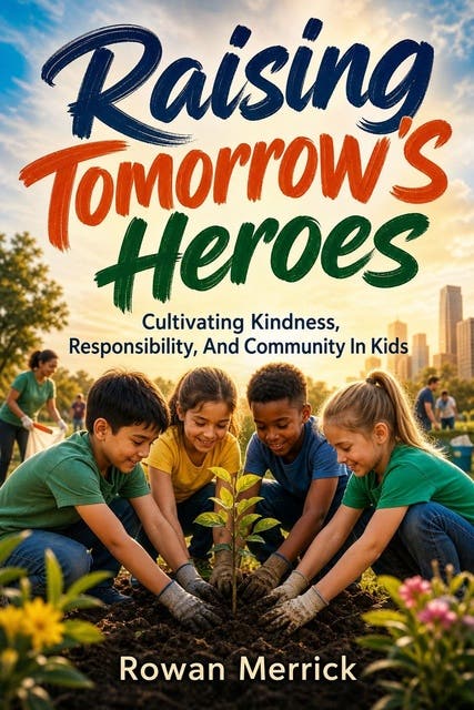 Raising Tomorrow's Heroes: Cultivating Kindness, Responsibility, and Community in Kids – omslag til lydbogen af Rowan Merrick