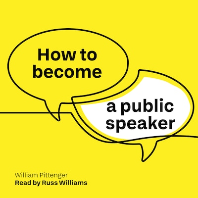 How to Become a Public Speaker – omslag til lydbogen af William Pittenger