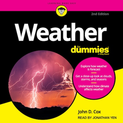 Weather For Dummies, 2nd Edition – omslag til lydbogen af John D. Cox
