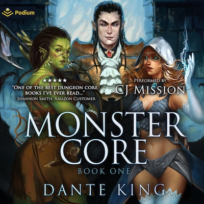 Monster Core – omslag til lydbogen af Dante King