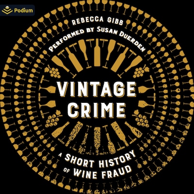 Vintage Crime – omslag til lydbogen af Rebecca Gibb