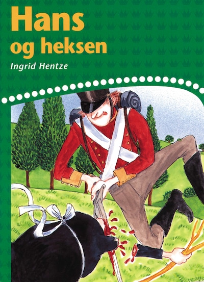 Hans og heksen – omslag til lydbogen af Ingrid Hentze