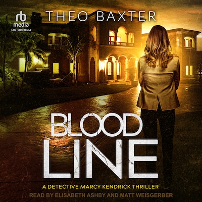 Blood Line – omslag til lydbogen af Theo Baxter