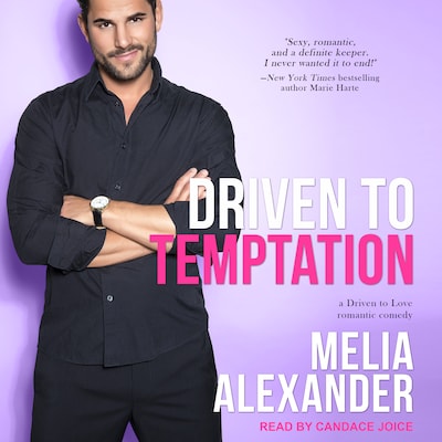 Driven to Temptation – omslag til lydbogen af Melia Alexander