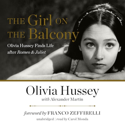 The Girl on the Balcony – omslag til lydbogen af Olivia Hussey