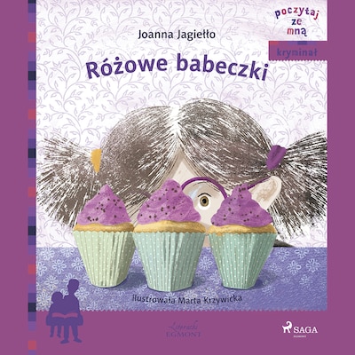 Różowe babeczki – okładka audiobooka, autor Joanna Jagiełło