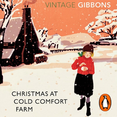 Christmas at Cold Comfort Farm – omslag til lydbogen af Stella Gibbons