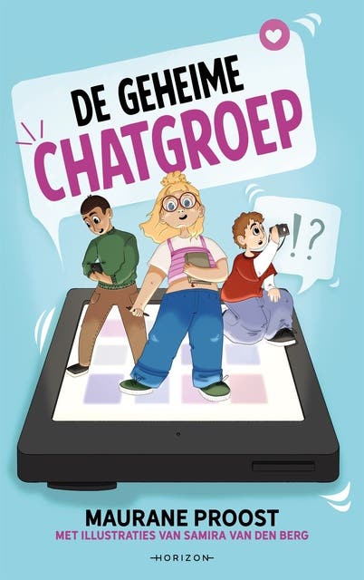 De geheime chatgroep – omslag van het luisterboek van Maurane Proost