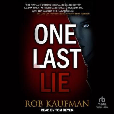 One Last Lie – omslag til lydbogen af Rob Kaufman