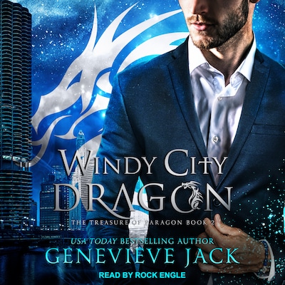 Windy City Dragon – omslag til lydbogen af Genevieve Jack