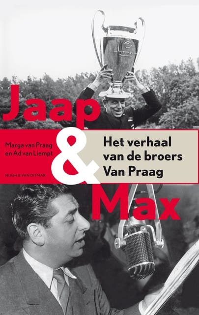 Jaap en Max: het verhaal van de broers Van Praag – omslag van het luisterboek van Ad van Liempt,Marga van Praag