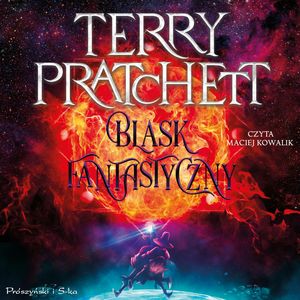 Blask fantastyczny – okładka audiobooka, autor Terry Pratchett
