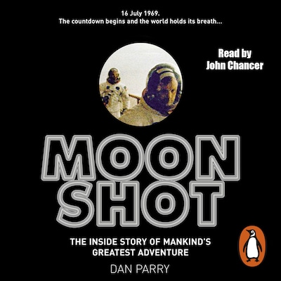 Moonshot – omslag til lydbogen af Dan Parry
