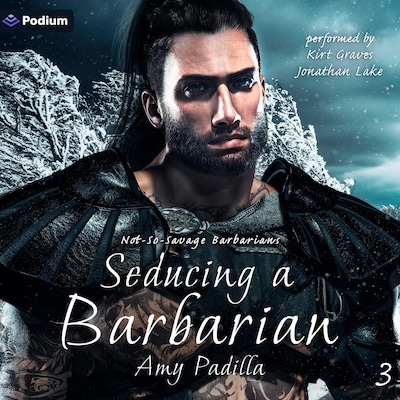 Seducing a Barbarian – omslag til lydbogen af Amy Padilla