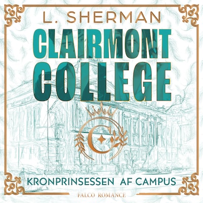 Kronprinsessen af campus – omslag til lydbogen af L. Sherman