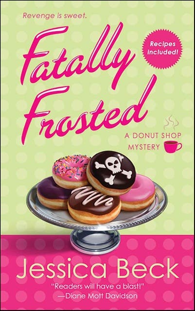 Fatally Frosted – omslag til lydbogen af Jessica Beck