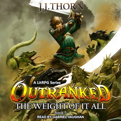 Outranked – omslag til lydbogen af J.J. Thorn