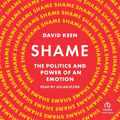 Shame – omslag til lydbogen af David Keen